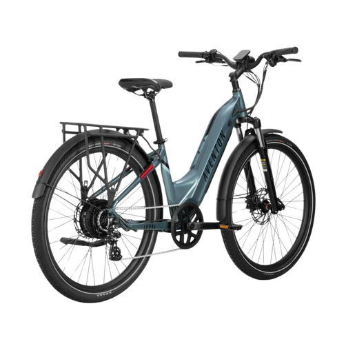 Aventon Level.2 Step-Through Commuter Electric Bike – Torque Sensor, LCD Display & Front Suspension