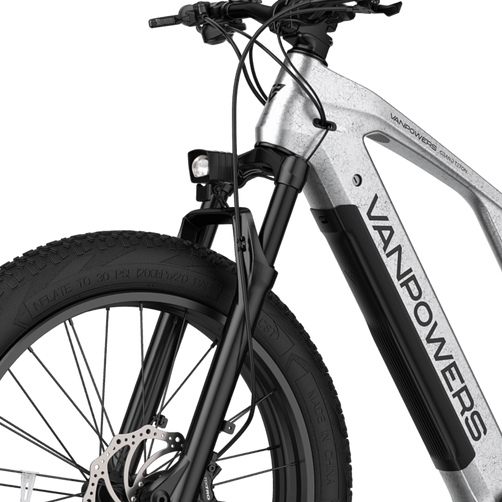 Vanpowers GrandTeton Ultra – 500W Mid-Drive Motor, 104KM Range, 26" Fat Tires
