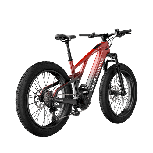 Vanpowers GrandTeton Ultra – 500W Mid-Drive Motor, 104KM Range, 26" Fat Tires