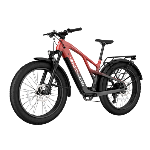 Vanpowers GrandTeton Pro – 750W Hub Motor, 104KM Range, 26” Fat Tires