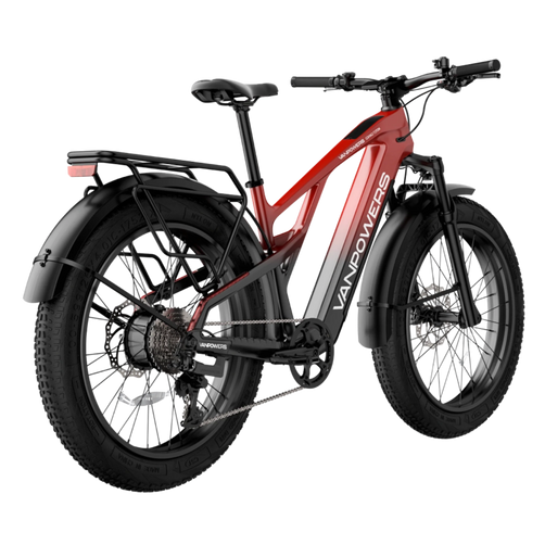 Vanpowers GrandTeton Pro – 750W Hub Motor, 104KM Range, 26” Fat Tires