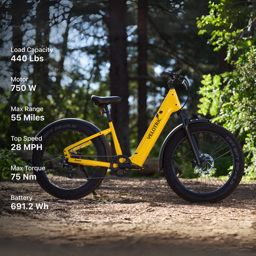 Velotric Nomad 1 E-Bike – 750W Motor, 32 km/h Top Speed, 88 km Range