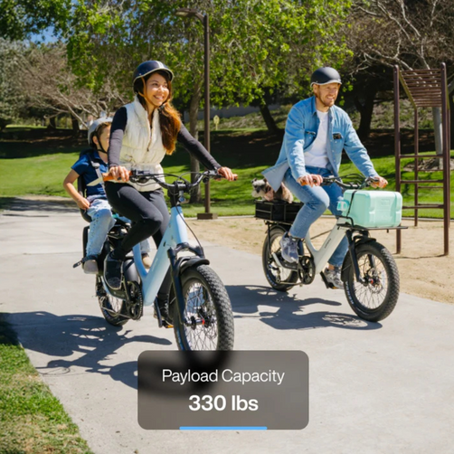 Urtopia Joy Carbon Fat Tire E-Bike — 32 km/h (40 km/h unlocked), 112 km Range, 750W Peak