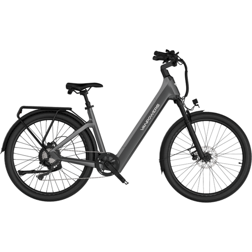 Vanpowers Urban Glide Pro – 500W Hub Motor, 105KM Range, Hydraulic Suspension, Step-Through Frame