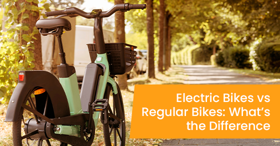 What’s the difference between electric bikes and regular bikes