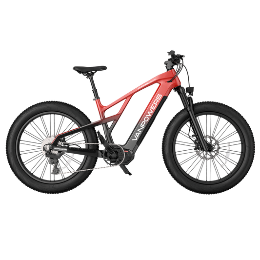 Vanpowers GrandTeton Ultra – 500W Mid-Drive Motor, 104KM Range, 26" Fat Tires