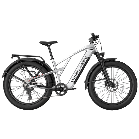 Vanpowers GrandTeton Pro – 750W Hub Motor, 104KM Range, 26” Fat Tires