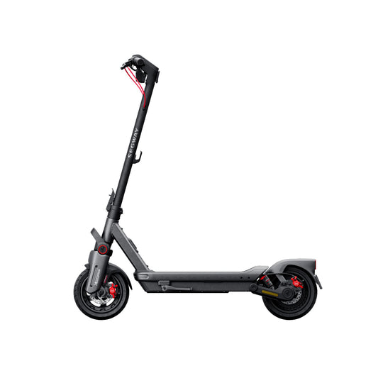 Segway Ninebot Max G3 electric scooter side profile – 2000W motor, 45 km/h top speed.