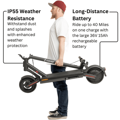 NAVEE S65C Electric Smart Scooter - Dual Suspension, 800W Motor, 64 Km Range