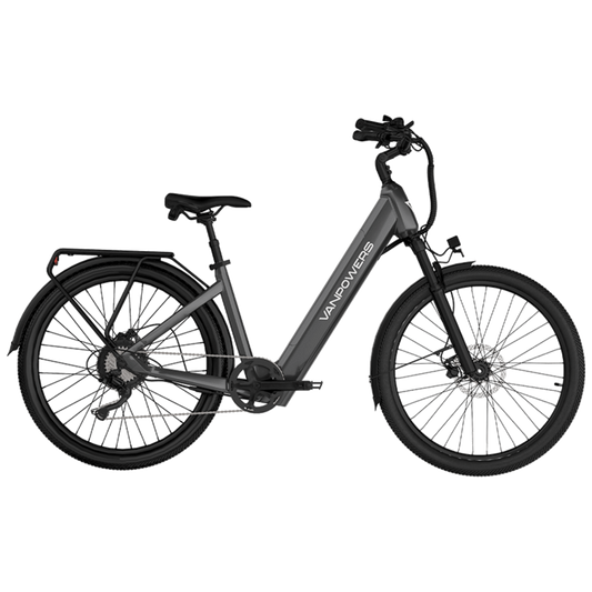 Vanpowers UrbanGlide Standard – 500W Hub Motor, 104KM Range, Step-Through Frame