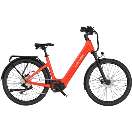 Vanpowers UrbanGlide Ultra – 500W Mid-Drive, 105KM Range, Hydraulic Suspension