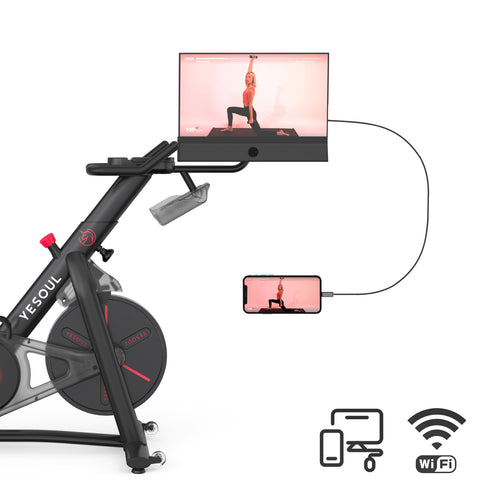Yesoul G1M PLUS Exercise Bike with 21.5" Smart Screen