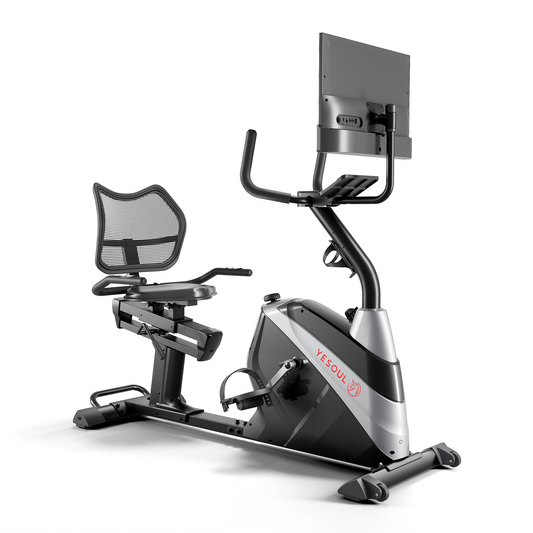 Yesoul J1 PLUS-T Recumbent Bike with 21.5 in. FHD Screen