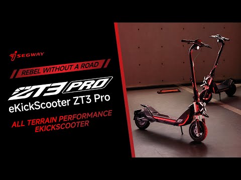 Segway ZT3 Pro Electric KickScooter - 1600W Motor, 70KM Range, Dual Suspension